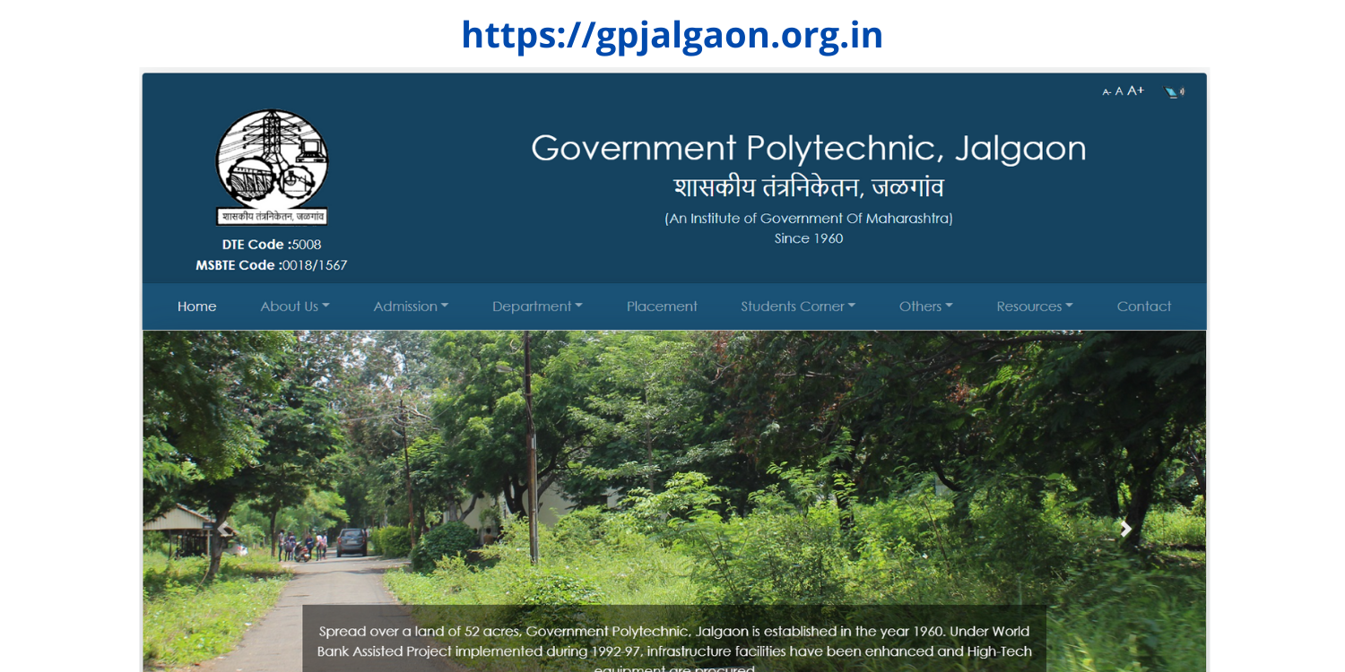 Government Polytechnic, Jalgaon